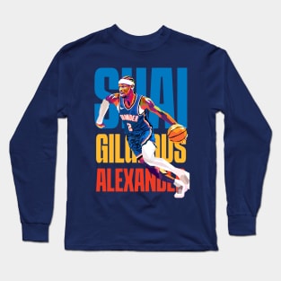 Shai Gilgeous Alexander WPAP Long Sleeve T-Shirt